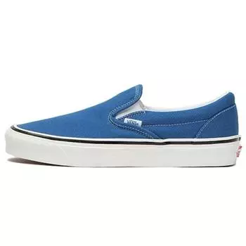 Vans Classic Slip-On 98 DX Anaheim Factory — синие кроссовки унисекс, белые VN0A3JEXQA5 37