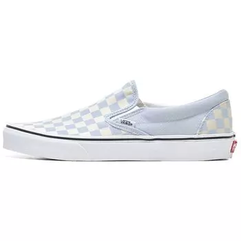 Vans Classic Slip-On Checkerboard — кроссовки унисекс Ballad Blue True-White VN0A33TB42Y 35