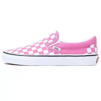 Vans Classic Slip-On Color Theory Checkerboard — кроссовки унисекс Fiji Flower, розовые VN0A5JMHYOL 39