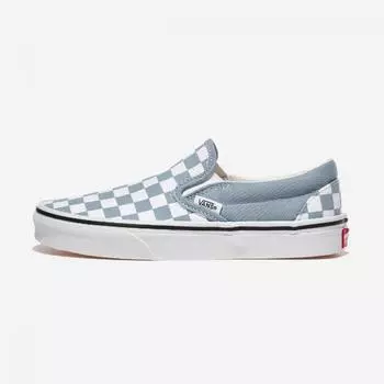 VANS CLASSIC SLIP ON COLOR THEORY ШАХМАТНАЯ ДОСКА ПЫЛЬНО-СИНИЙ VN000BVZDSB COLOR THEORY ШАХМАТКА ПЫЛЬНО-СИНИЙ 265