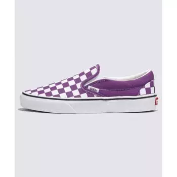 Vans Classic Slip On Color Tiary Checkerboard Purple Magic Vn000bvz1n81 230