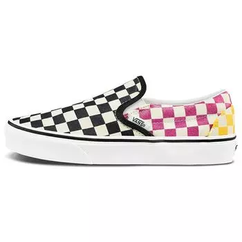 Vans Classic Slip-On Glitter Check - Multi Men Sneakers Multi-Color True-White VN0A4U381HP
