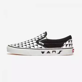Vans Classic Slip On Шахматная доска Черный, настоящий белый Vn000ct5bp7 Шахматная доска Черный, настоящий белый 220