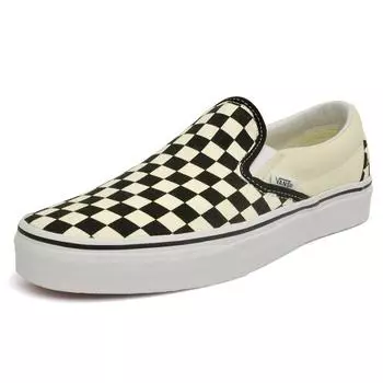 VANS CLASSIC SLIP ON Vans sneakers checkered black white VN000EYEBWW men s women s black/white 26.0cm (US8) [item]