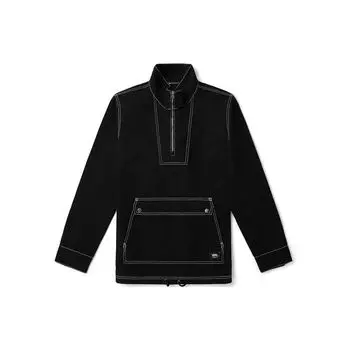 Vans Contrast Stitch Half-Zip Work Jacket Мужские куртки Черный VN0A54B6BLK M