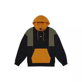 Vans Цветные блоки толстовки с капюшоном на шнурке мужские толстовки черные VN0A5H7NBLK M