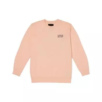 Vans Детский свитер с круглым вырезом и принтом букв, длинный рукав, детская толстовка, оранжевый цвет VN000G2YN4N S