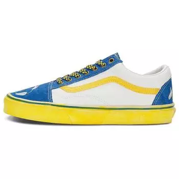 Vans Disney x Old Skool 100th Anniversary - кроссовки унисекс Donald Duck белые синие VN000D3HDNM 34.5