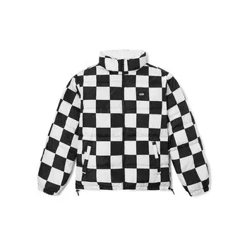 Vans Двусторонняя клетчатая куртка с длинным рукавом унисекс верхняя одежда белого цвета VN00090RWHT M