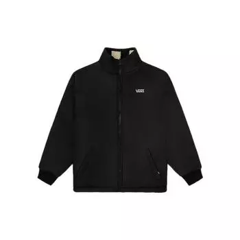 Vans Двусторонняя теплая повседневная куртка из шерпы, мужские куртки, черные VN0A4UT3BLK S