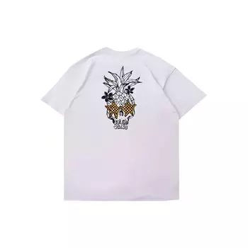 Vans Футболка с буквенным принтом American Vintage Sports Casual Loose Breathable Round Neck Short Sleeve T Shirt Men T Shirts White VN00091TWHT S