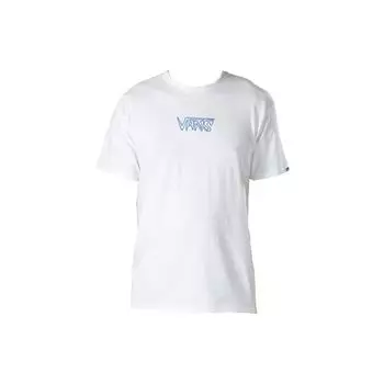 Vans Футболка с коротким рукавом и круглым вырезом, мужская, белая, с логотипом и буквенным принтом Kazuki VN0A5H6IWHT L