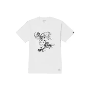 Vans Футболка с короткими рукавами и круглым вырезом с принтом X Alva Skates American Monster, белая, унисекс VN00061FWHT M