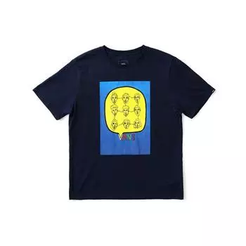 Vans Футболка с круглым вырезом и коротким рукавом от Otw Artist Fxxl Dogg, футболки унисекс, синие VN0A4RATLKZ M