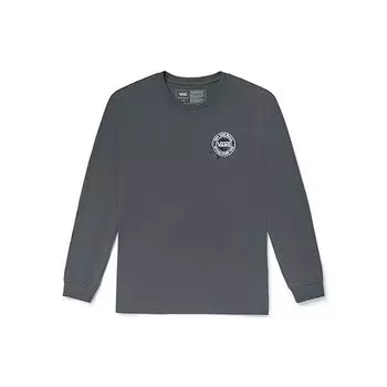 Vans Футболка свободного кроя с длинным рукавом и логотипом Splatter Letter, унисекс, серая VN0A5F511LG L