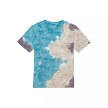 Vans Футболка свободного кроя с круглым вырезом и коротким рукавом в стиле хип-хоп с эффектом тай-дай, унисекс-топы VN0A7TPPYAM XS
