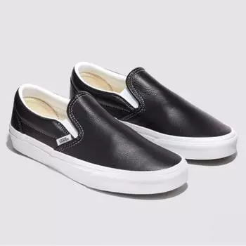 Vans Galleria CommOn Leather Classic Slip On Classic Slip On Black Vn000ct5bpb Gwanggyo black/220