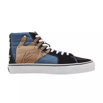 Vans Imran Potato x Sk8-Hi VR3 LX Черные темно-синие кроссовки унисекс Белый пажитник VN0A5EE7B7F 40