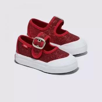 VanS KidS Toddler Glitter Mary Jane Vn000cryRed Red S size/10.0(16cm)