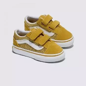 VanS KidS Toddler Glitter Old School V Vn000cpzdfc Yellow S size/8.0(14cm)