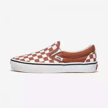 Vans Классический Slip On Color Theory Шахматная доска Auburn Vn000d03c9j Color Theory Шахматная доска Auburn 220