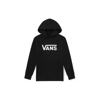 Vans Классический логотип Повседневная спортивная толстовка с капюшоном Унисекс толстовки Черный VN0A5H5UBLK XS
