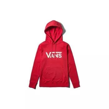 Vans Классический логотип Повседневная толстовка с капюшоном Мужские толстовки Красные VN0A3TXK0PZ L