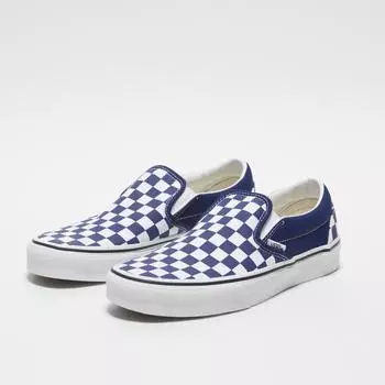 Vans Классический Slip On Цветные ярусы Шахматная доска beacOn Синий Vn000bvzbym1 280