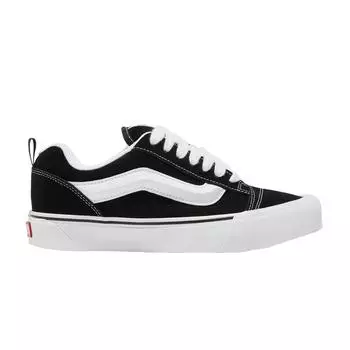 Vans Knu-Skool черные белые мужские кроссовки True-White VN0009QC6BT 40.5