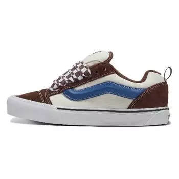 Vans Knu-Skool Mega Check - Potting Soil Унисекс Кроссовки Коричневый VN0009QCDMV 39
