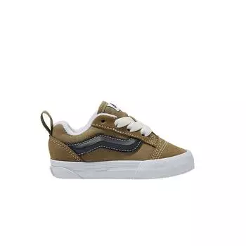 Vans Knu-Skool Toddler Olive Black Детские кроссовки Зеленые Оливково-зеленые VN000D0KBIQ 25.5