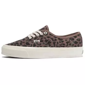 Vans Premium Authentic 44 Leopard Unisex Sneakers Brown Deep-Taupe Black VN000CQALPR 36