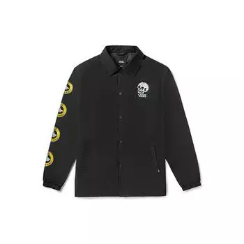 Vans Куртка рабочая с принтом черепа, мужская, черная VN0A54MJBLK S