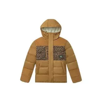 Vans Леопардовый принт пуховик женские куртки тыква VN0A5F6NGWT XS