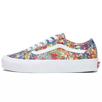 Vans Liberty Fabrics x Old Skool Tapered Patchwork Floral - мульти-унисекс кроссовки разноцветные желто-цветочные VN0A54F44TW 37