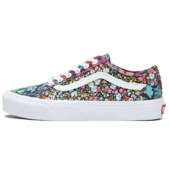 Vans Liberty Fabrics x Old Skool Tapered Patchwork Floral - черные мульти-унисекс кроссовки разноцветные желто-цветочные VN0A54F44TR 36