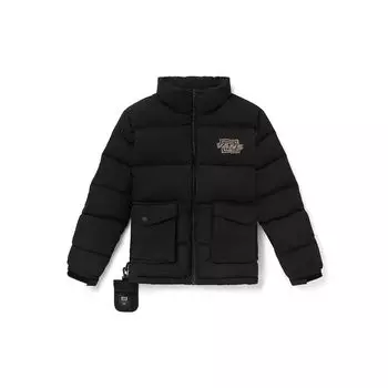 Vans Logo Warm Pocket Stand воротник пуховик унисекс верхняя одежда черный VN0A5H7SBLK S