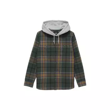 Vans Lopes с капюшоном и длинным рукавом фланелевая рубашка мужские рубашки VN000YE6CMD S
