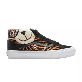 Vans Mid Zoo Skool VLT LX Unstuffed Animal — кроссовки унисекс Tiger, черные VN0A7Q4S91U 36