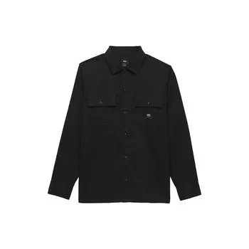 Vans Мужская рубашка на пуговицах с длинным рукавом Sparwood, черные VN000AARBLK L