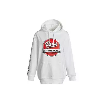 Vans Набивной узор Спортивный трикотажный свободный худи мужские толстовки Белый VN0A4UU7WHT XL
