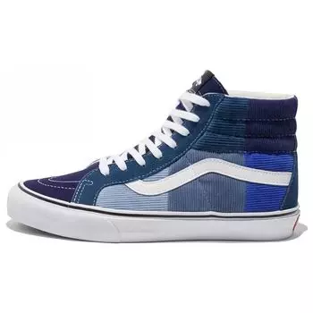 Vans Noah x Sk8-Hi LX Patchwork - темно-синие кроссовки унисекс синего цвета VN000CB7BLU 40.5