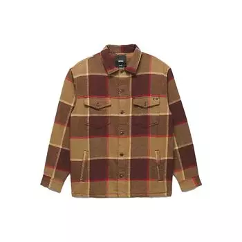 Vans Norbeck приталенная рубашка в клетку с длинными рукавами, мужские топы, разноцветные, VN000AAYCLY S