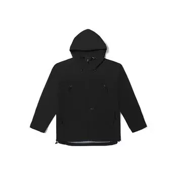 Vans Однотонная куртка с капюшоном на молнии, унисекс, черная VN000F2NBLK XXL