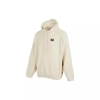 Vans Однотонная толстовка с капюшоном из искусственного меха с надписью на молнии и этикетке, с длинным рукавом, бежевая VN0A54O52N1 M