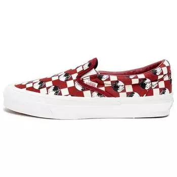 Vans OG Classic Slip-On LX Year of The Rabbit Красные кроссовки унисекс Белый Черный VN0A32QNRED 44