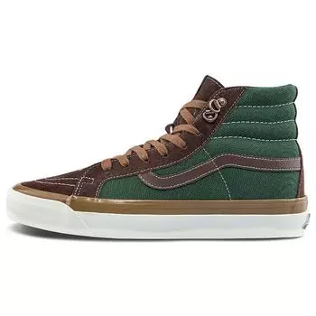 Vans OG Sk8-Hi LX Table Scraps Коричневые кроссовки унисекс Зеленые VN0A5FBFBGS 44.5