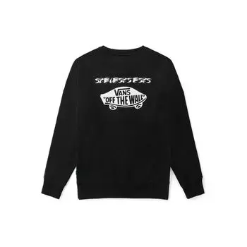Vans Год Быка Ограниченный выпуск Повседневный спортивный свитшот с круглым вырезом Мужской свитшот Черный VN0A5F5QBLK XS