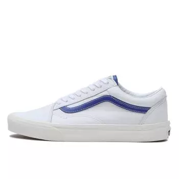VANS OLD SCHOOL VN0007NTZ5D КОЖАНЫЙ БЕЛЫЙ СИНИЙ 225
