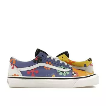 Vans Old Skool 36 DX Anaheim Factory — кроссовки унисекс с психоделическим цветочным принтом, разноцветные VN0A54F341S 36.5